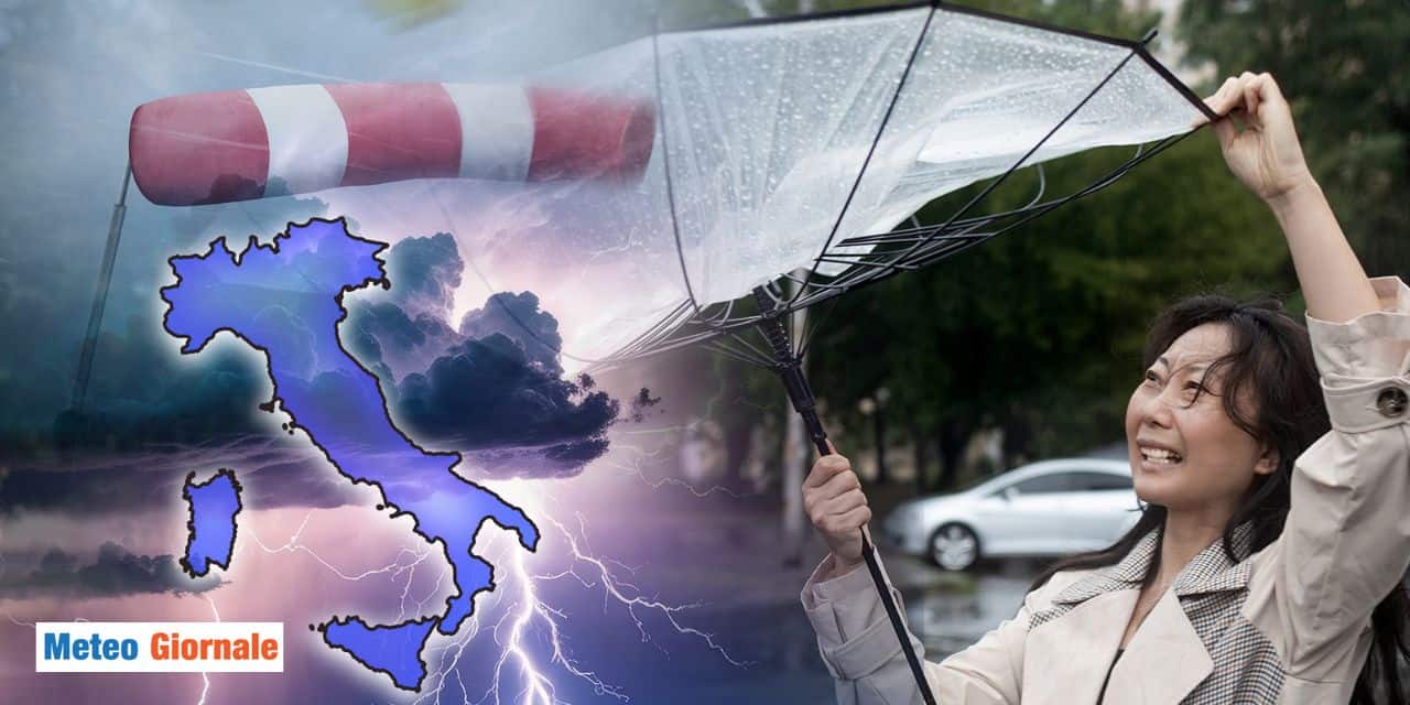 Meteo: tempesta di vento, ci risiamo! Le regioni a rischio