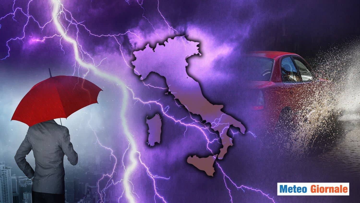 Meteo: nel WEEKEND ancora TEMPORALI. CALDO fino a 25°C!