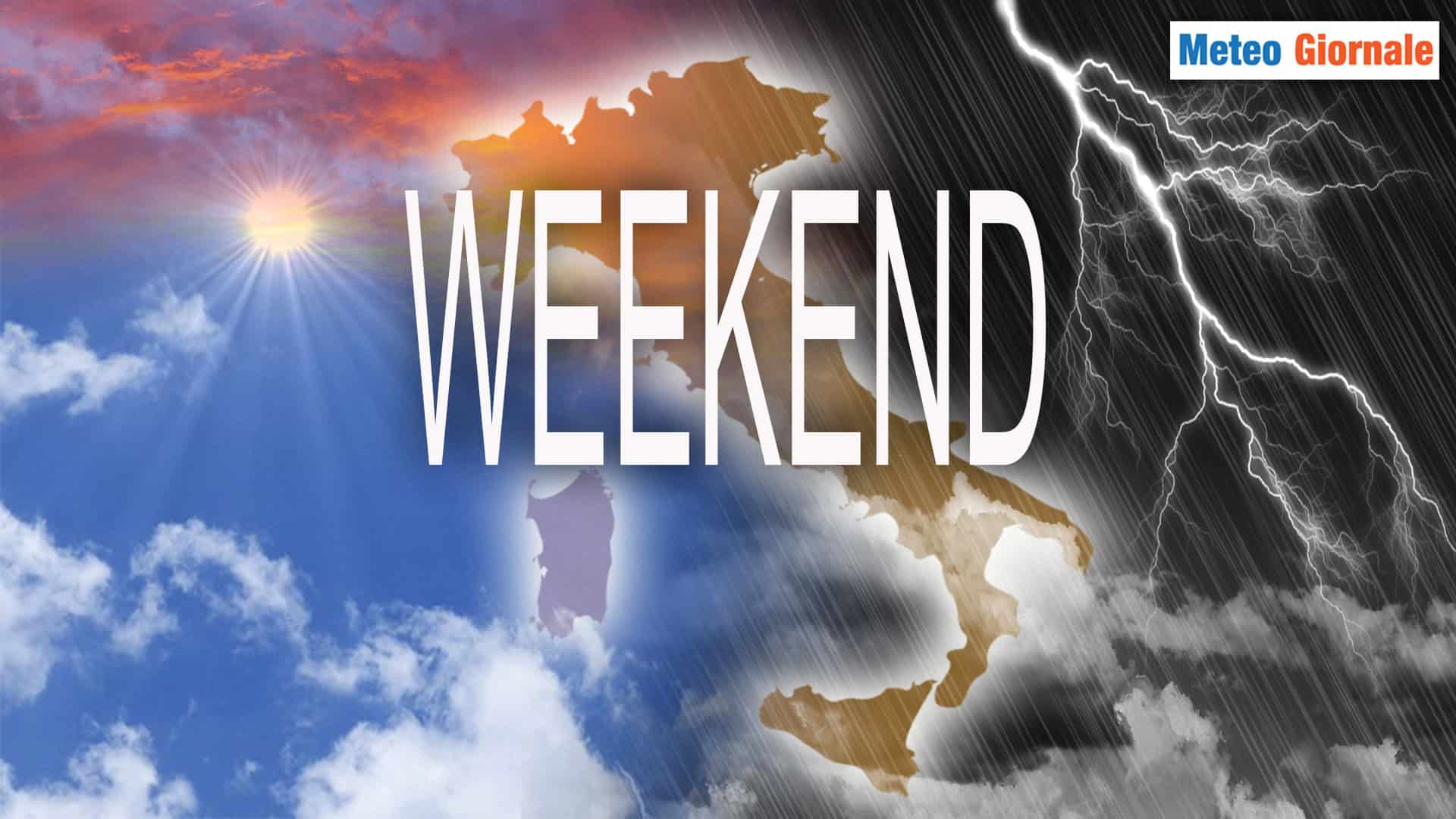 Meteo: Weekend spaccato in due! Sabato Sole, male Domenica