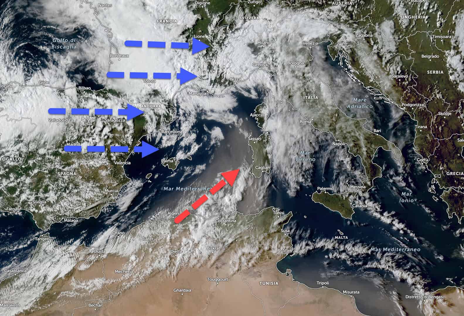 Il meteo del fine settimana di Pasqua sarà in linea con le previsioni