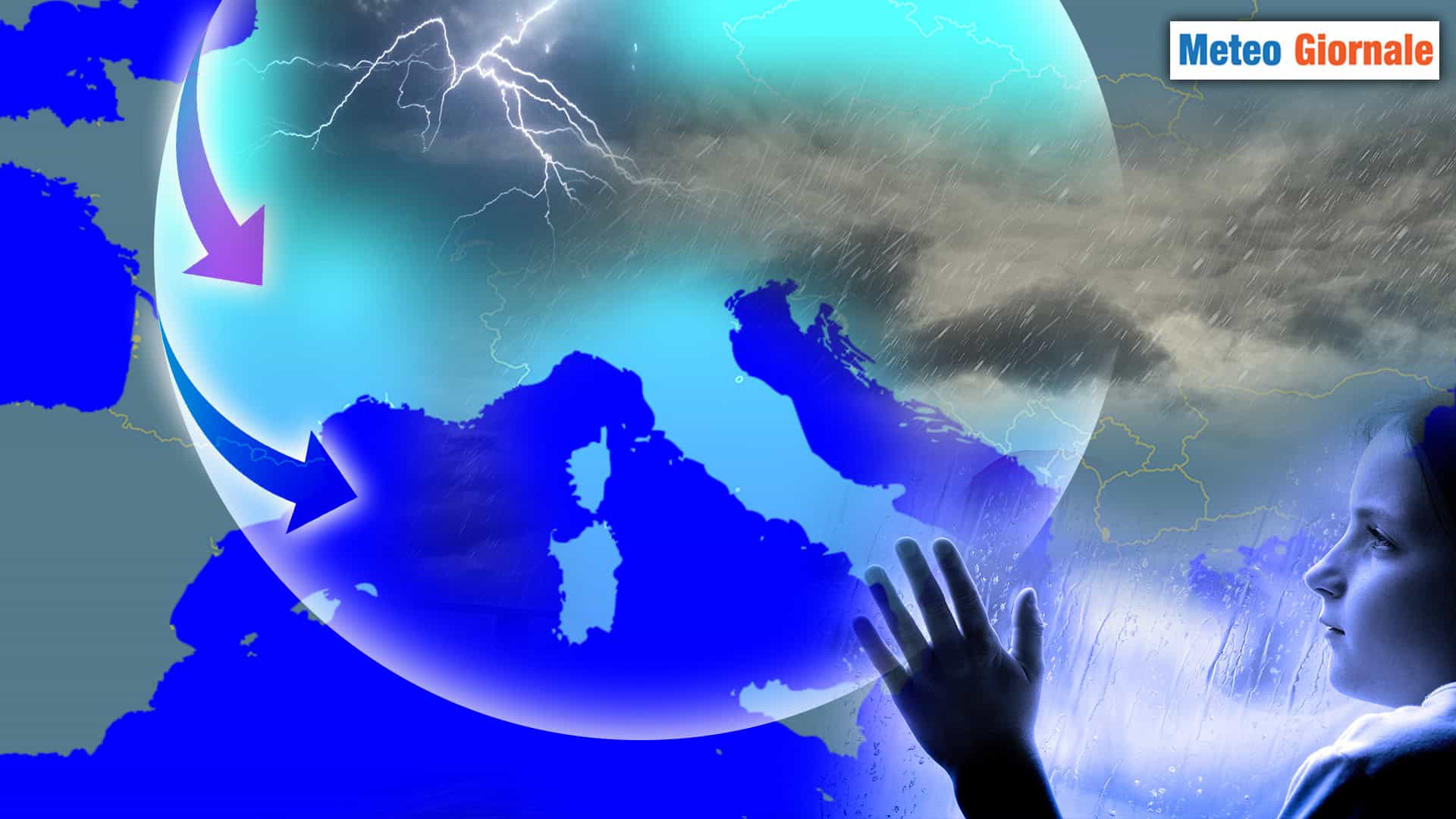 Meteo: Settimana di contrasti con diffusi Rovesci e Temporali