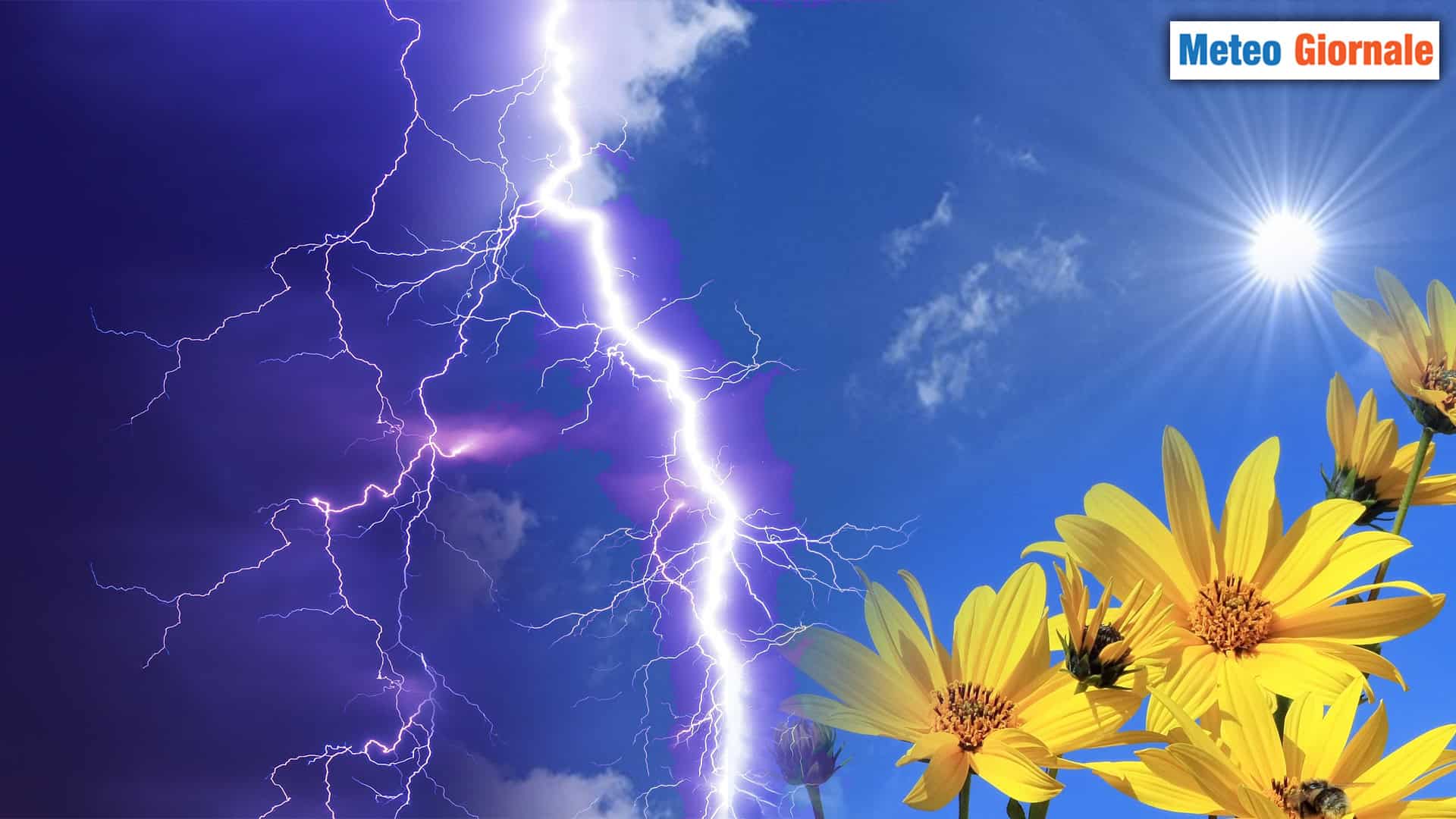 Meteo: Weekend, tra Sole primaverile e Temporali improvvisi