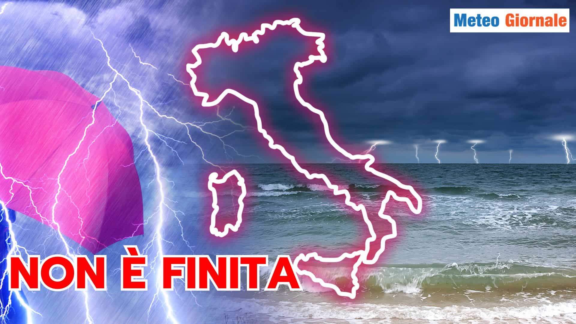Anche il 25 APRILE vedrà condizioni Meteo in PEGGIORAMENTO