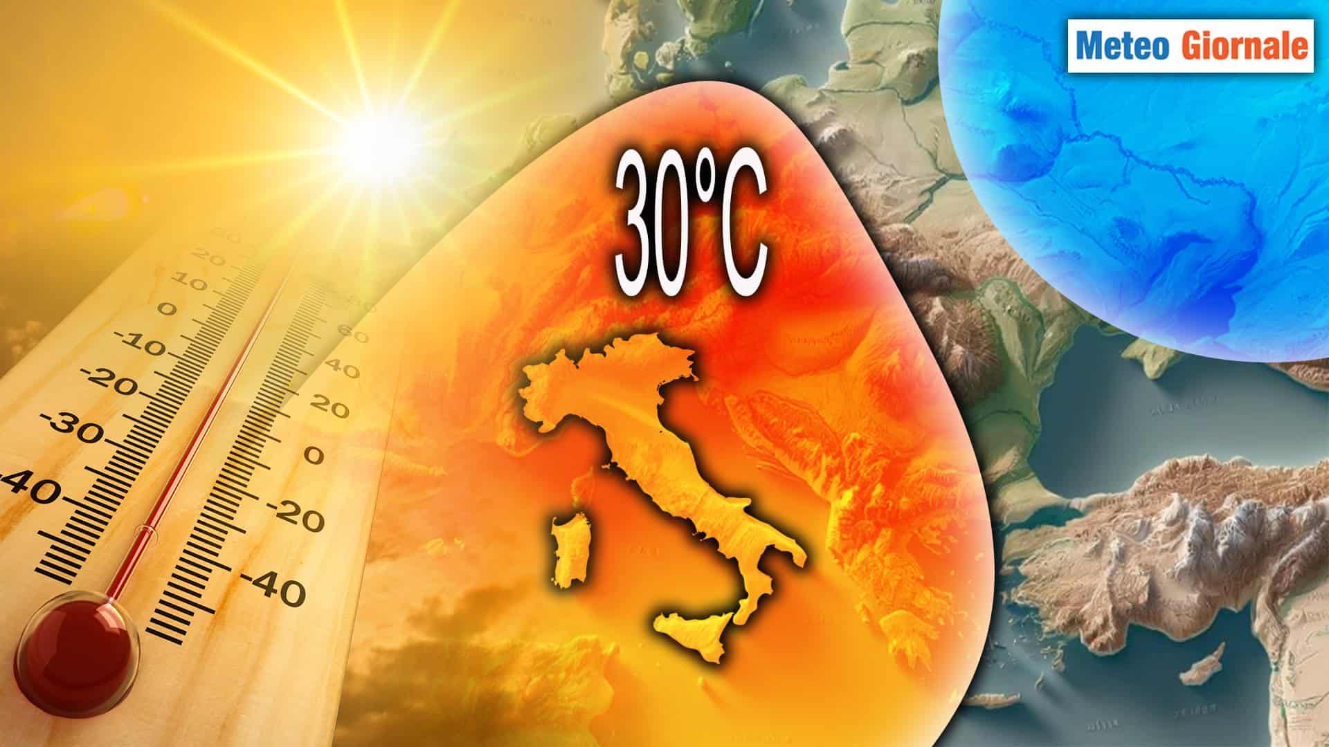 Meteo: Sale l'anticiclone Africano, Temperature sopra i 30°C