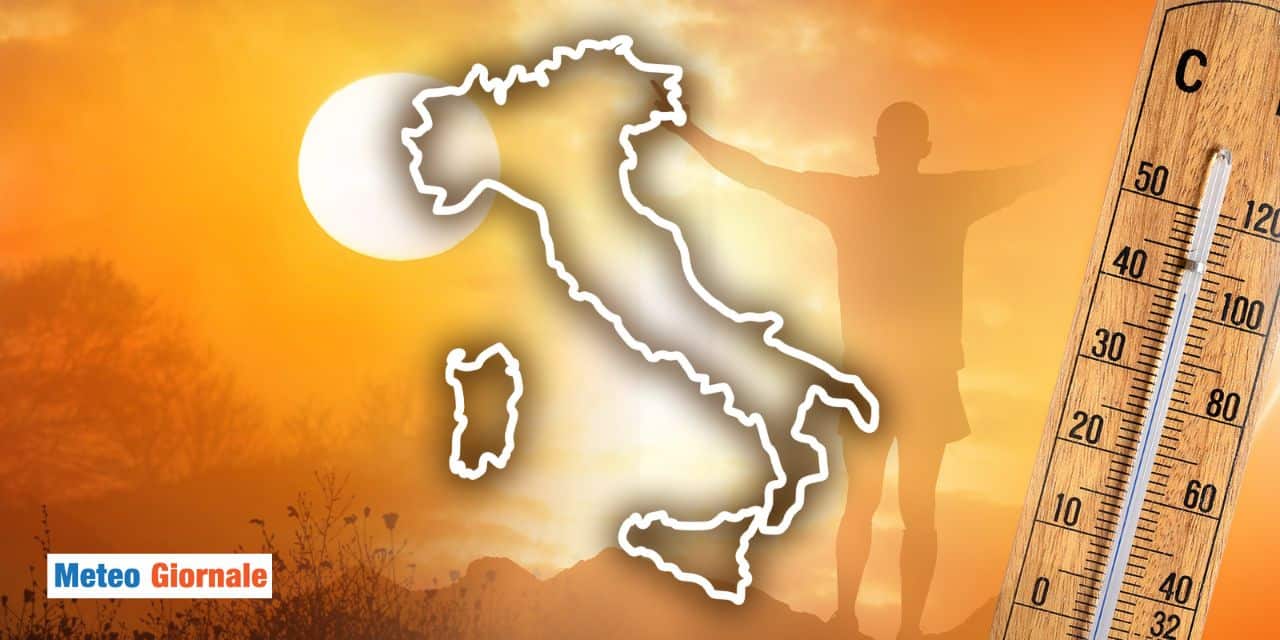Meteo: il ritorno dei 30°C, ecco quando