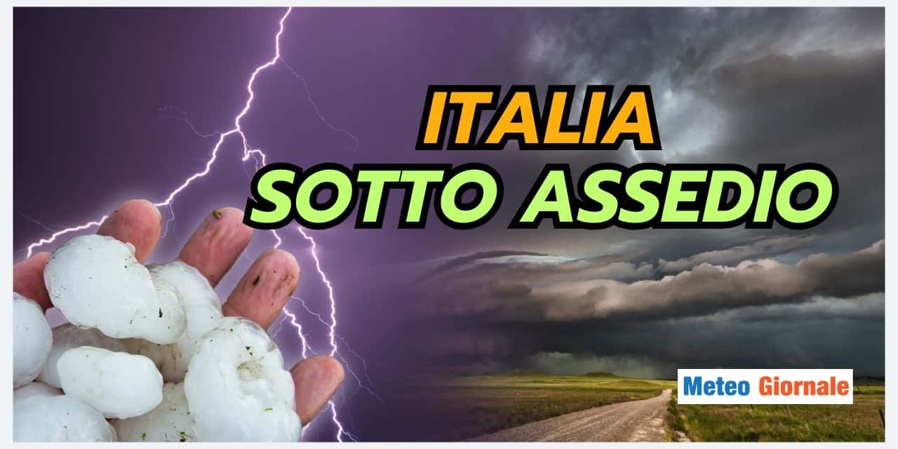Meteo prossimi giorni: Italia sotto assedio del maltempo