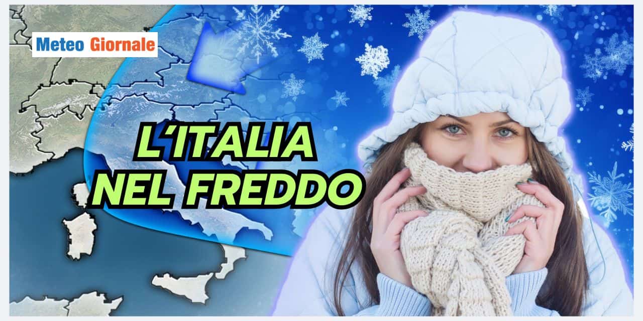 Meteo: CROLLO del Vortice Polare, l'Italia piomba nel freddo