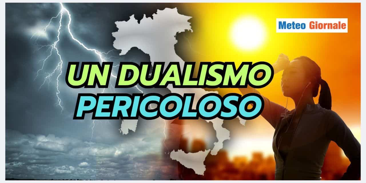 Maggio dal meteo estremo: subito caldo, poi rischio temporali violenti