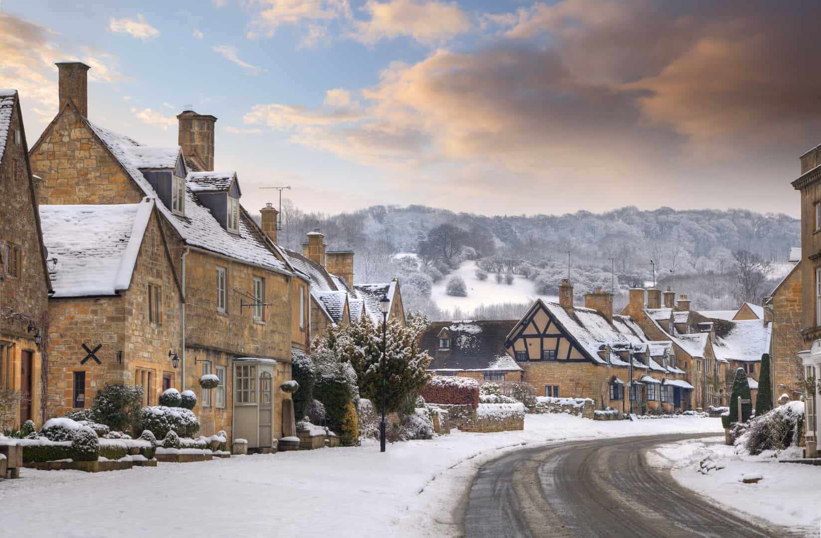 England with snow 140425
