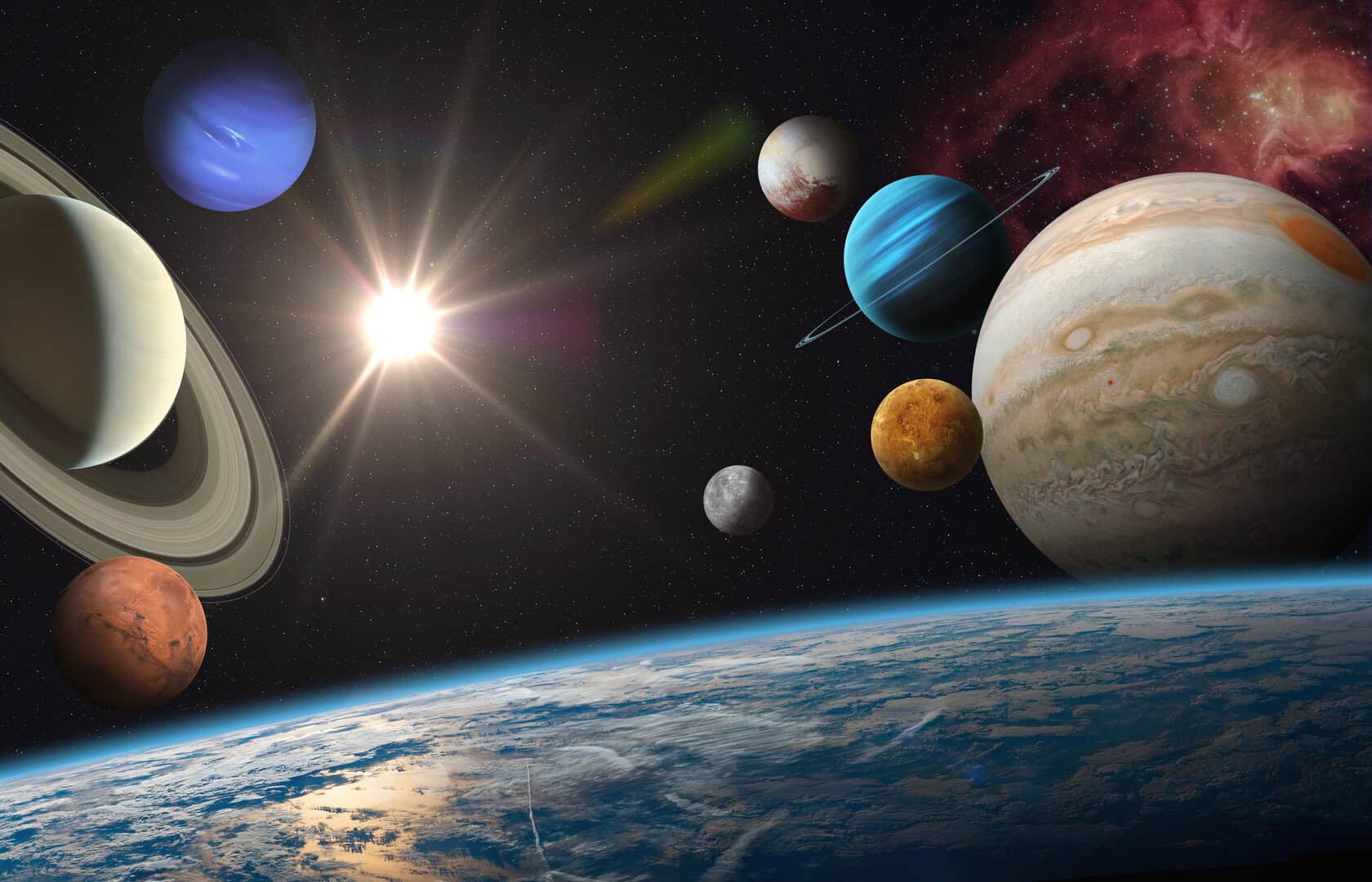 Nettuno, Venere e Saturno formano un triangolo planetario il 28 aprile 14 Nettuno, Venere e Saturno formano un triangolo planetario il 28 aprile