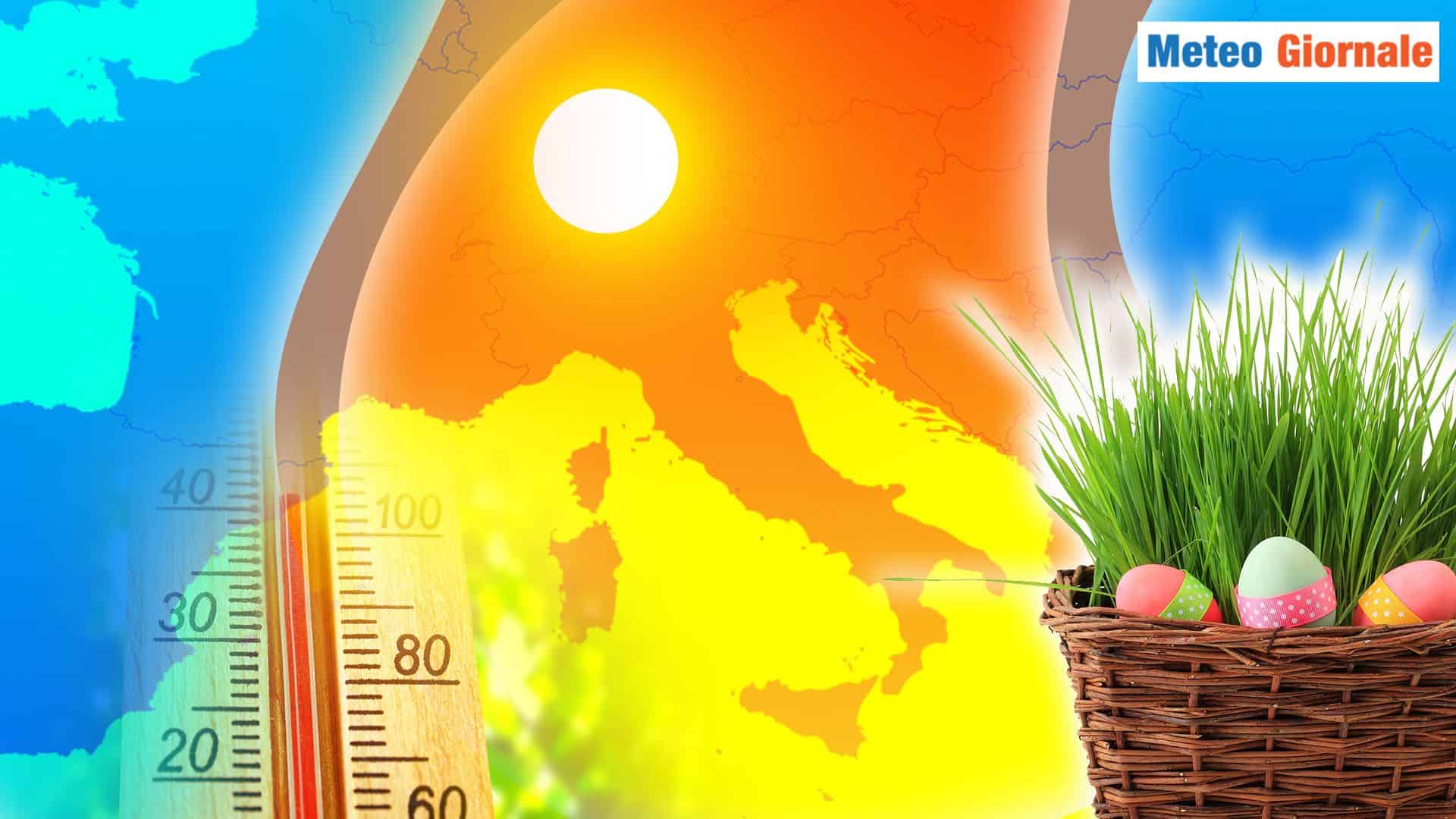 Meteo di PASQUA e Pasquetta a 30°C: il rischio è alto