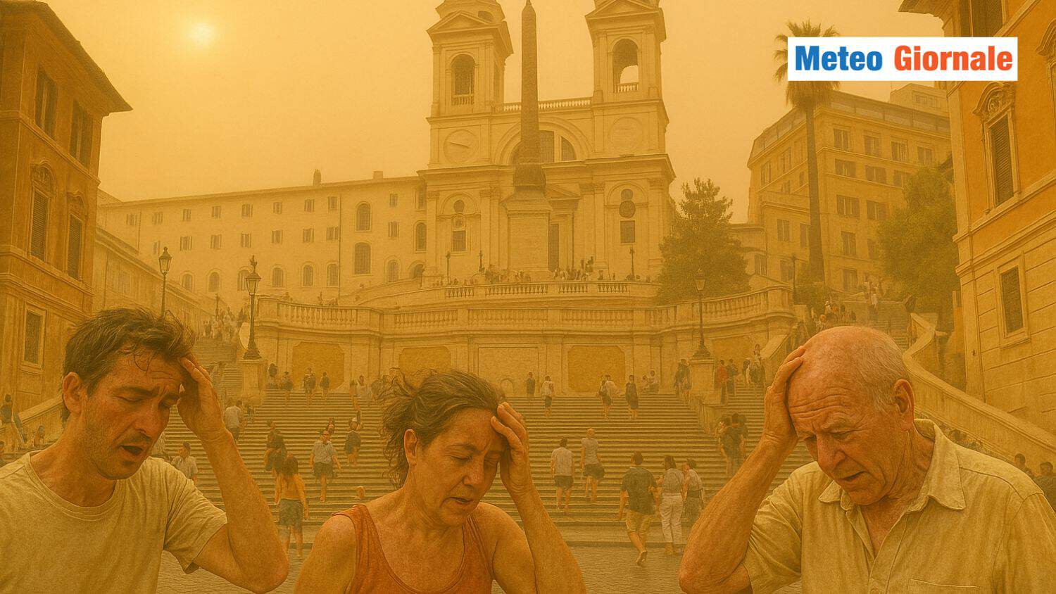 Sabbia dal Sahara sull'Italia: Cielo GIALLO e Pioggia ROSSA in arrivo. Ecco quando e le Regioni colpite