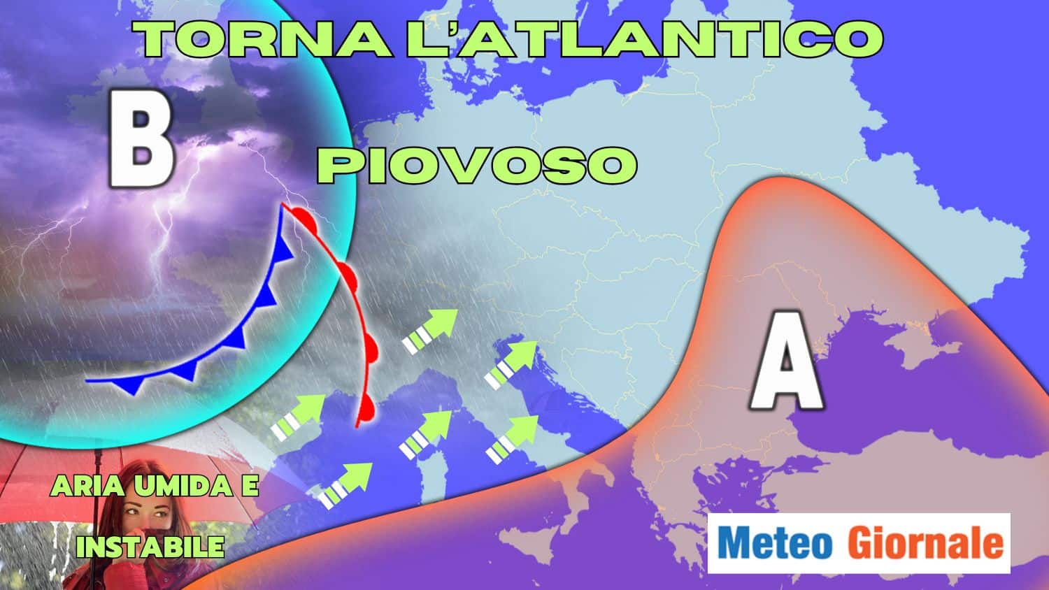 Maggio porterà altra fase perturbata. Ecco quando e dove di più