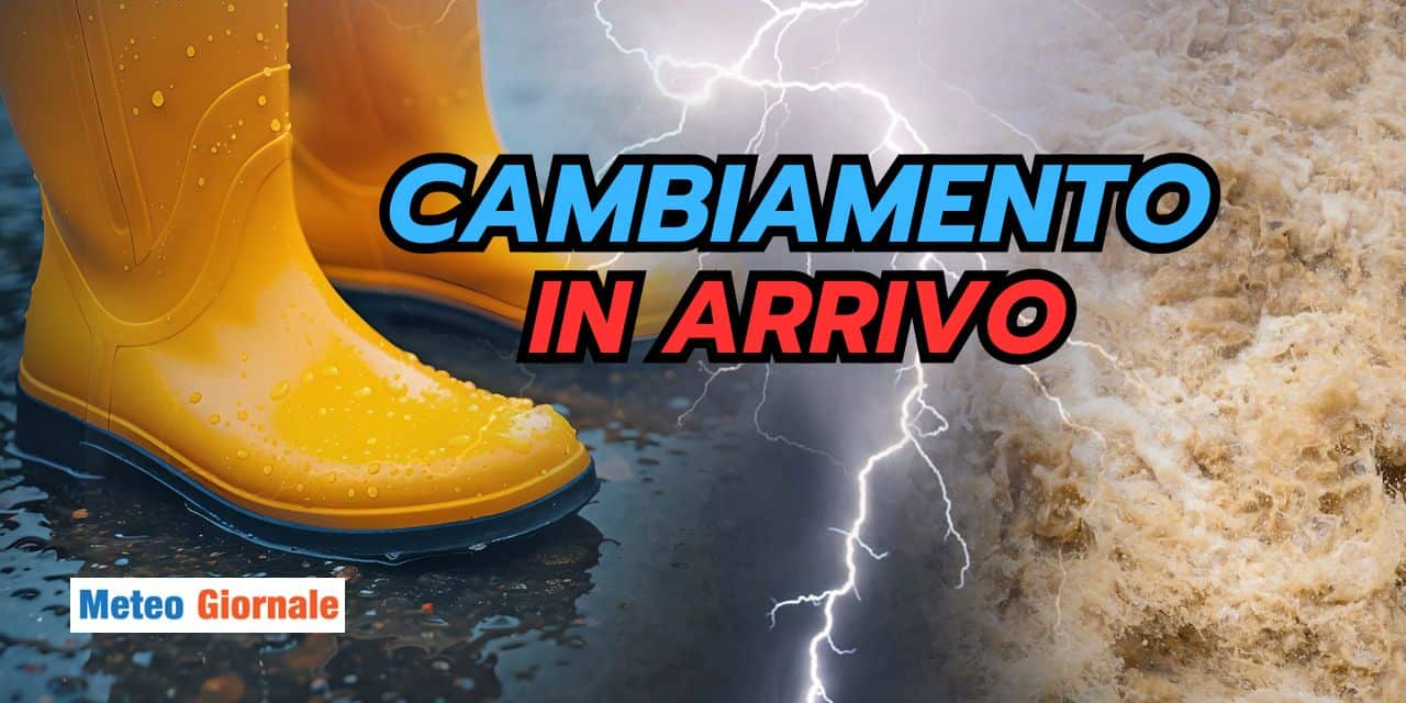 Pesante cambiamento in arrivo, stravolgimento meteo impressionante