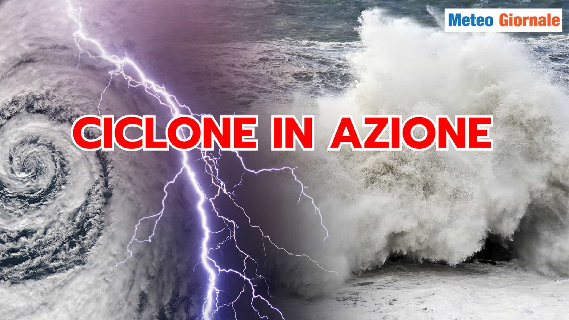 CICLONE in azione, il Meteo è pessimo su queste regioni