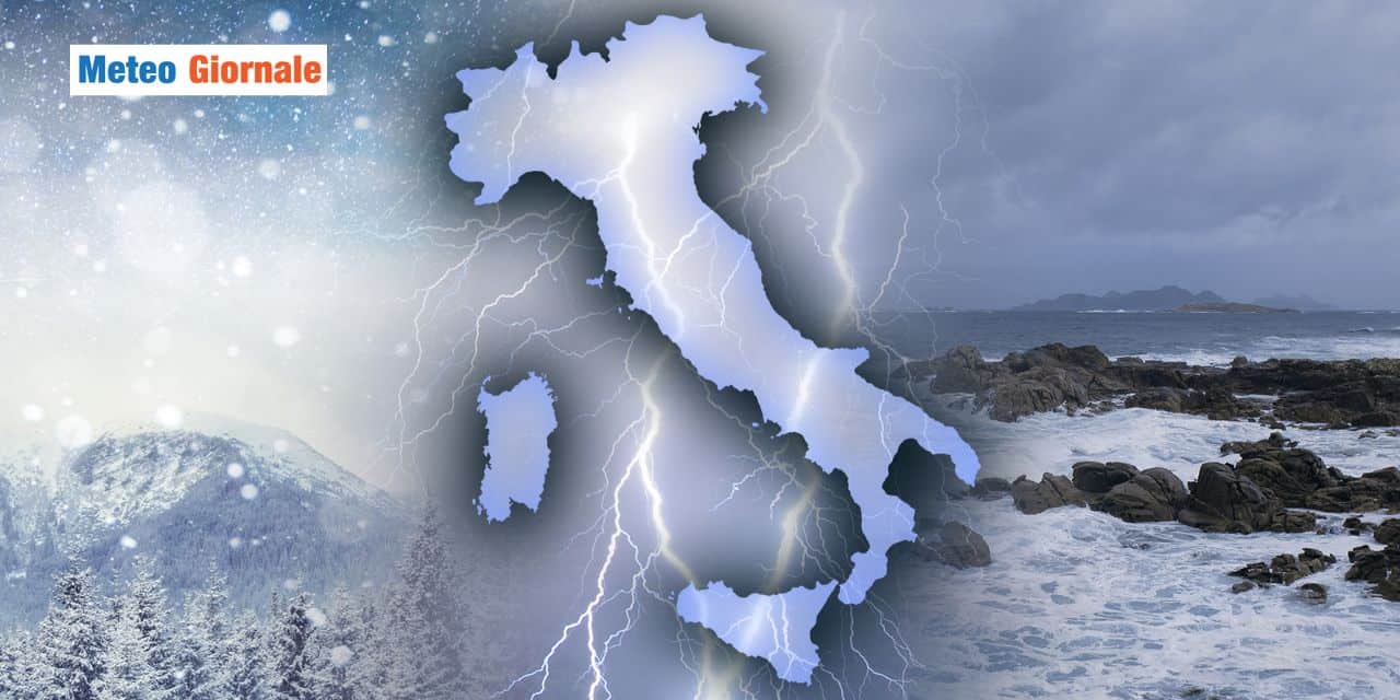Meteo: maltempo Domenica 6 Aprile, tra piogge e temporali in queste zone