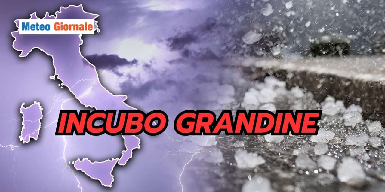 Meteo: inizia la stagione della grandine, talvolta...grossa