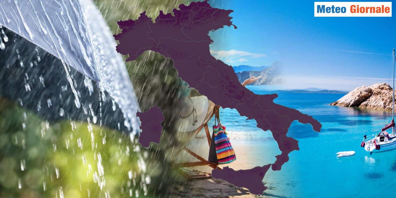Meteo in peggioramento per Pasqua, vediamo dove arriverà la pioggia