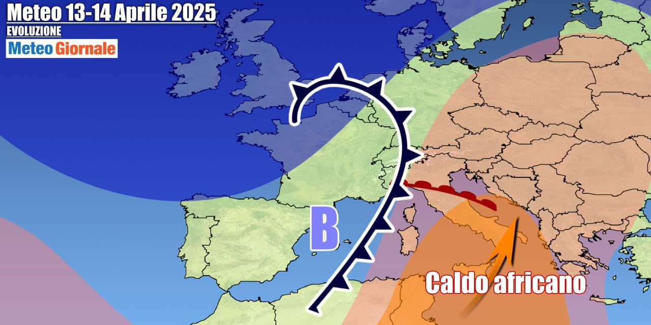 Meteo 7 Giorni: svolta dalla Domenica delle Palme, verso forte maltempo