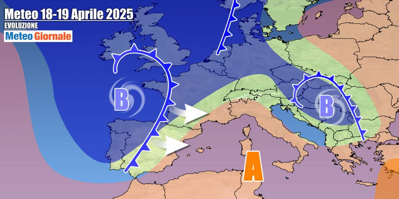 Meteo 7 Giorni: burrascoso maltempo ed anche le feste pasquali a rischio