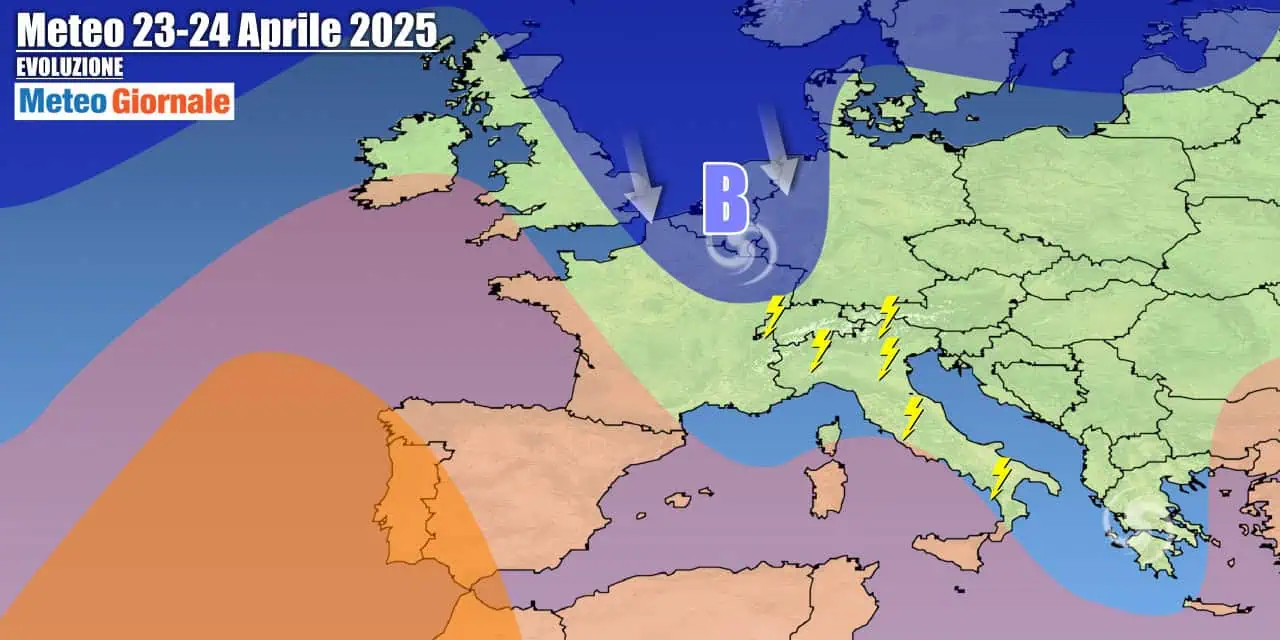 Molti temporali nei prossimi giorni