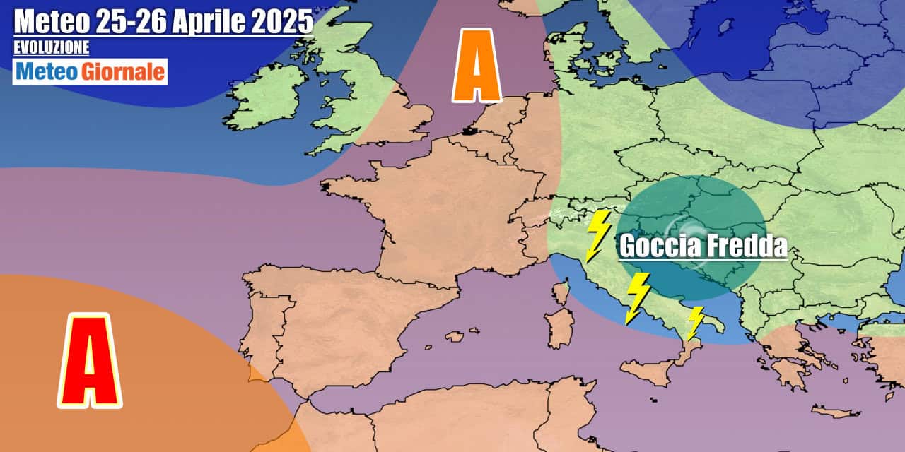 Meteo 7 Giorni: instabilità e acquazzoni a raffica, caos sino al weekend
