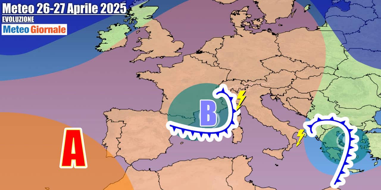Meteo 7 Giorni: sino al weekend l’Italia bersaglio di temporali e grandine