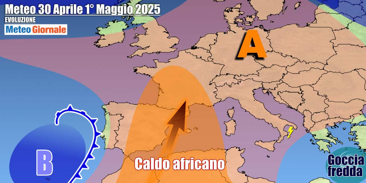 Meteo 7 Giorni: caldo anomalo in vista per il Ponte del 1° Maggio