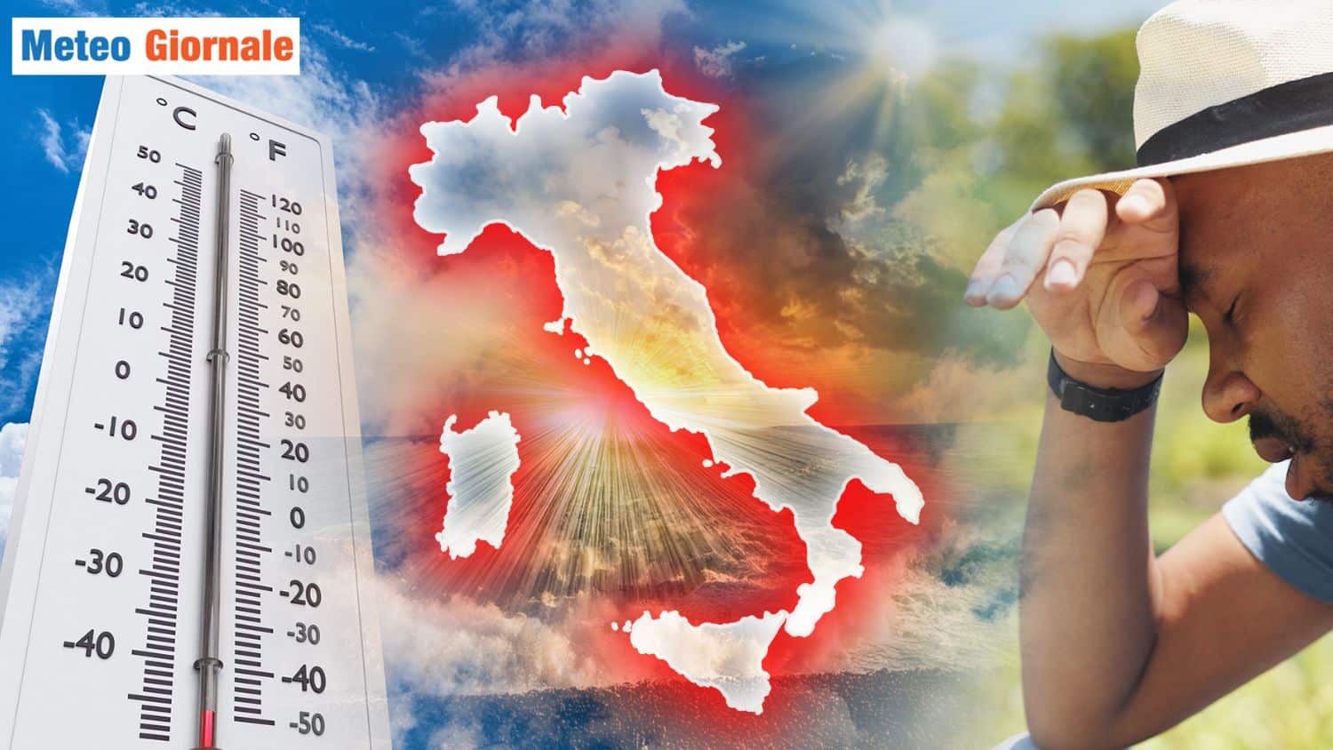Meteo estivo fulmineo con una fiammata peggiore degli ultimi anni