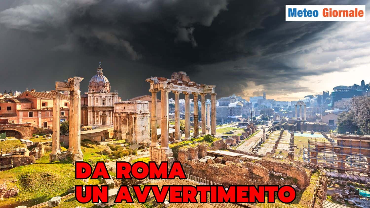 Meteo, ROMA, scoppia un temporale campanello di allarme di novità ormai prossime