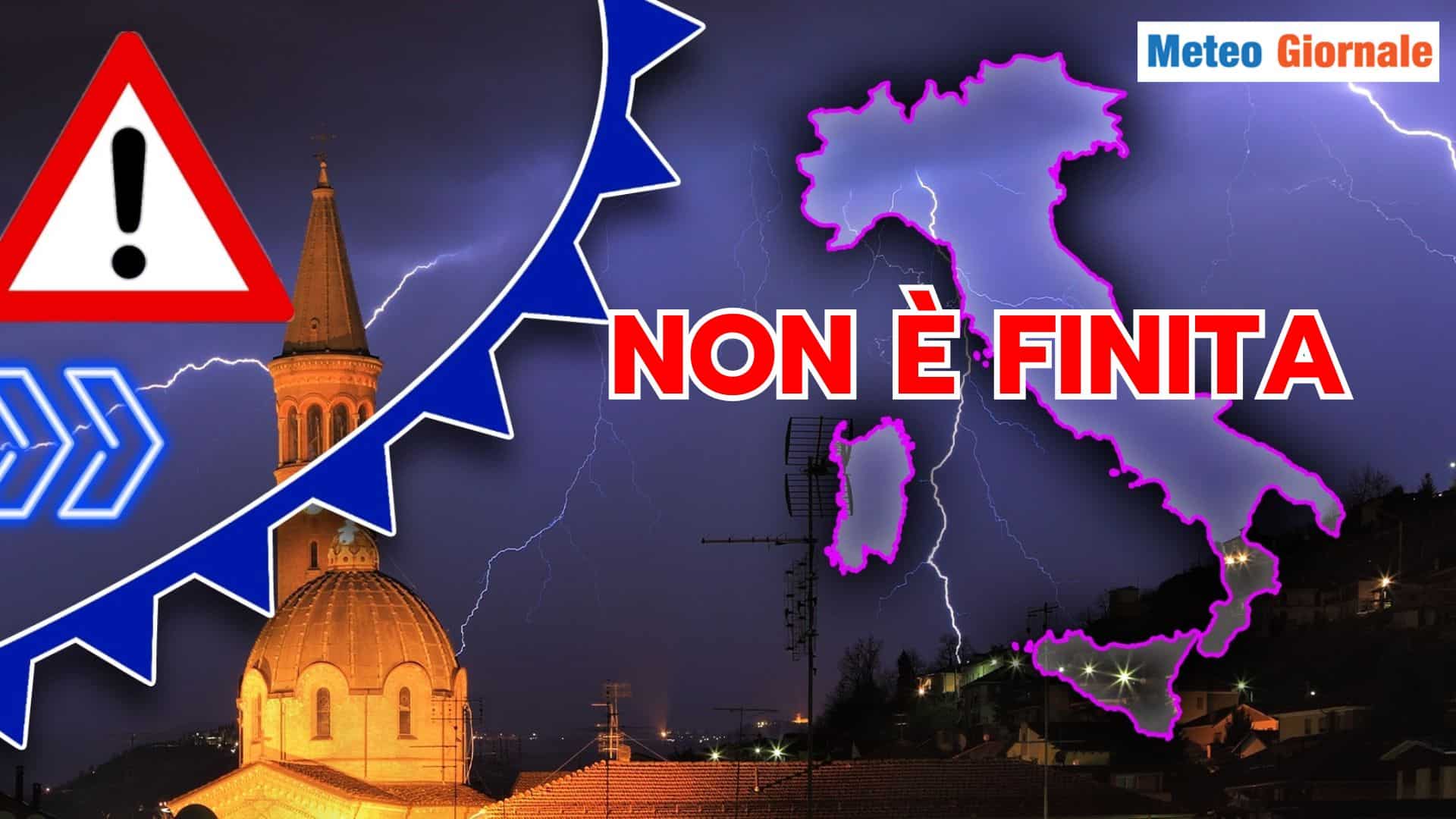 Brutte notizie Meteo: PASQUA e Pasquetta, confermato MALTEMPO
