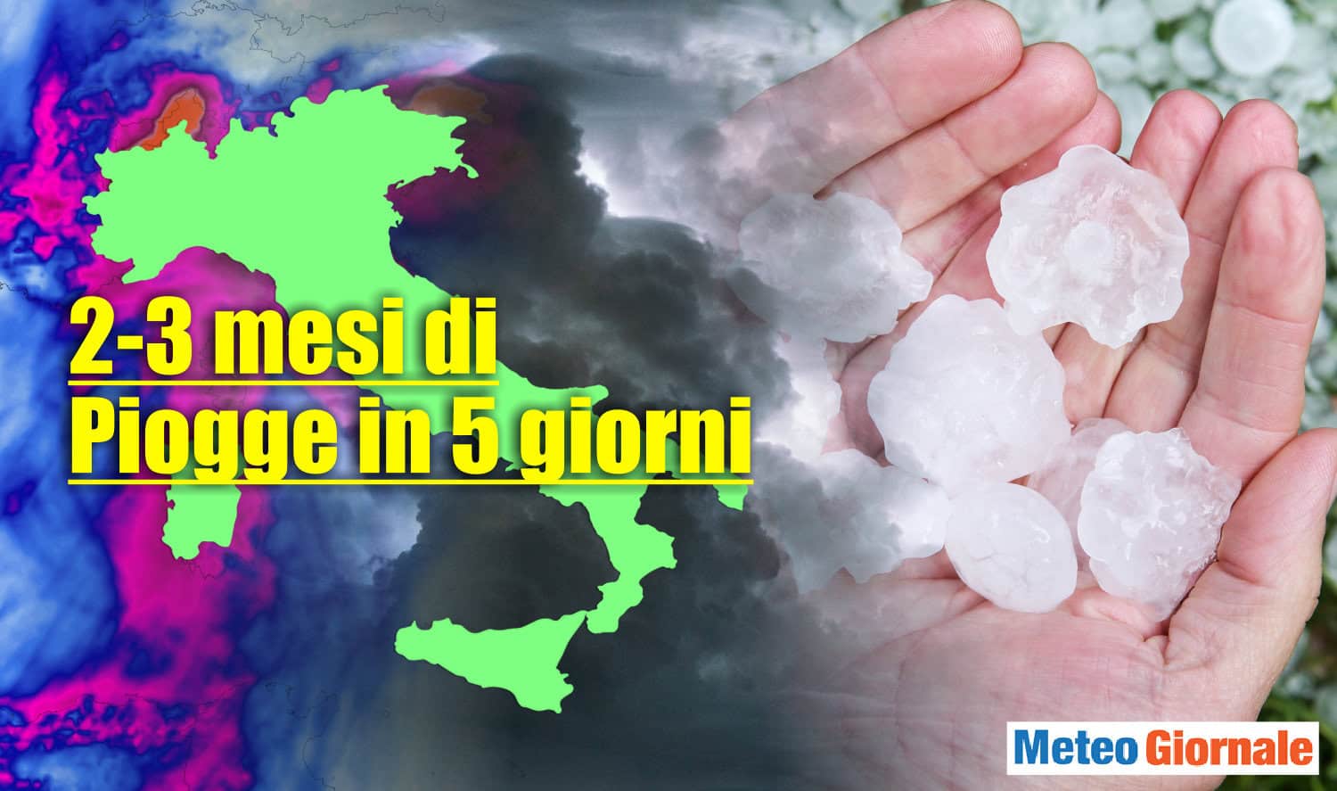 Meteo, nubifragi, subito, sale il rischio su 14 regioni
