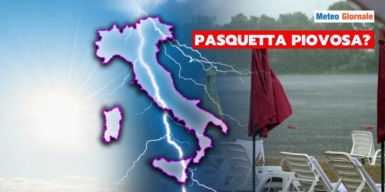 Meteo: incubo pioggia a Pasquetta su queste regioni