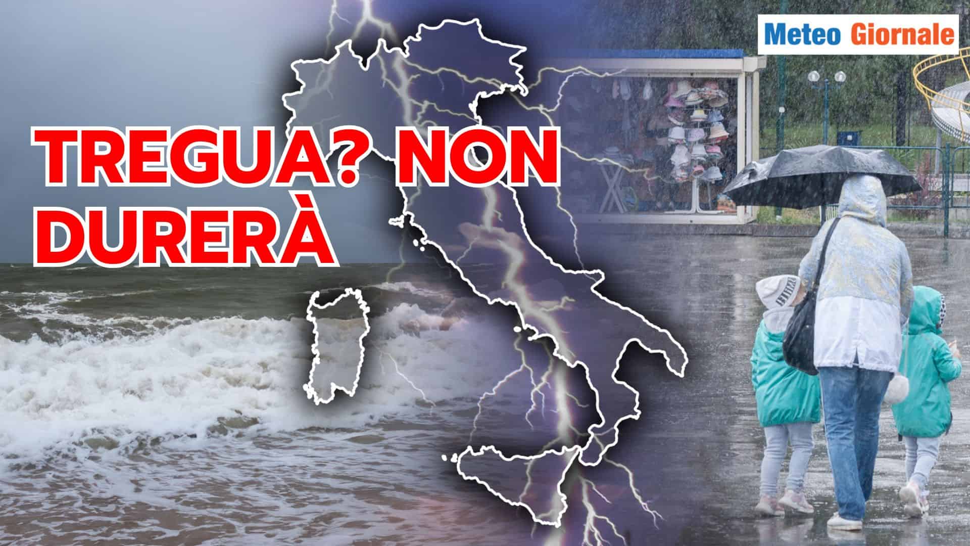 Tregua Meteo effimera: altro PEGGIORAMENTO tra Pasqua e Pasquetta