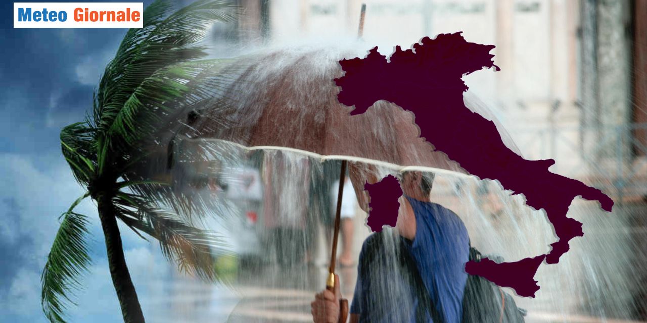 Italia nel mirino del maltempo