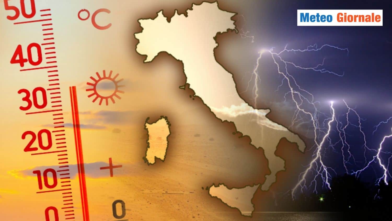 Meteo: Grandine, Tornado e 40°C: cosa succederà a breve