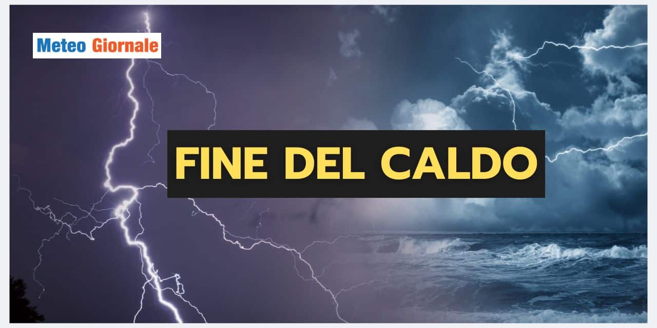 Stop caldo a lungo, fase meteo con tanta energia per forti temporali