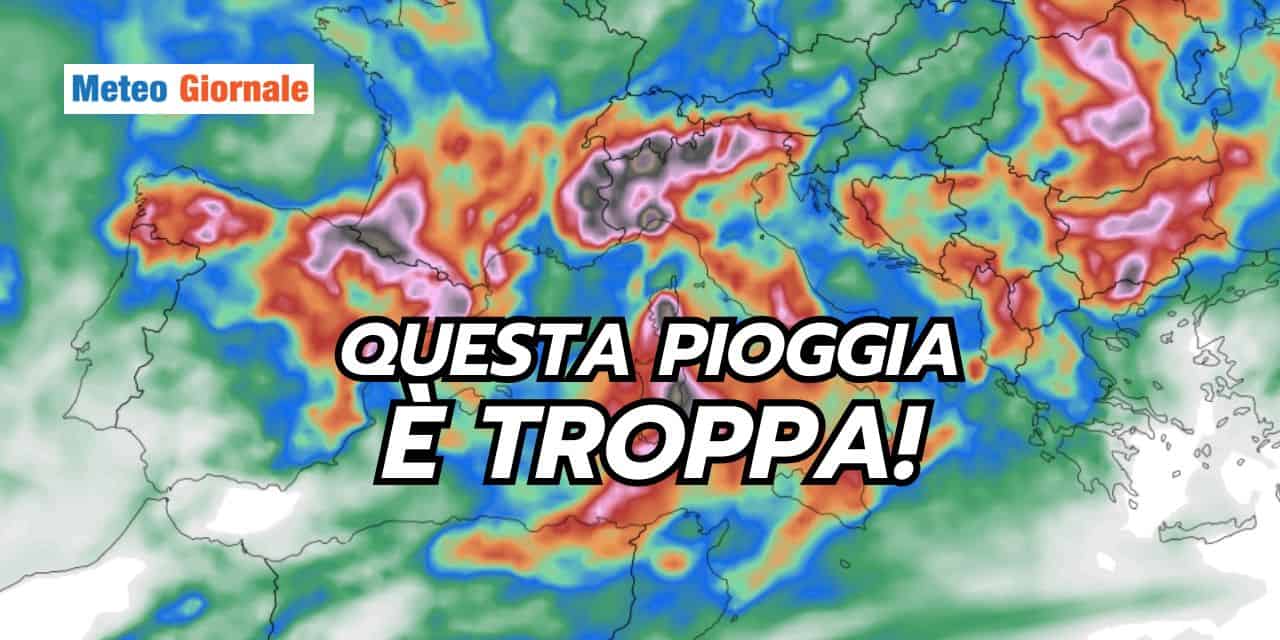 Meteo: piogge incessanti, così è troppo! Nord Italia sommerso