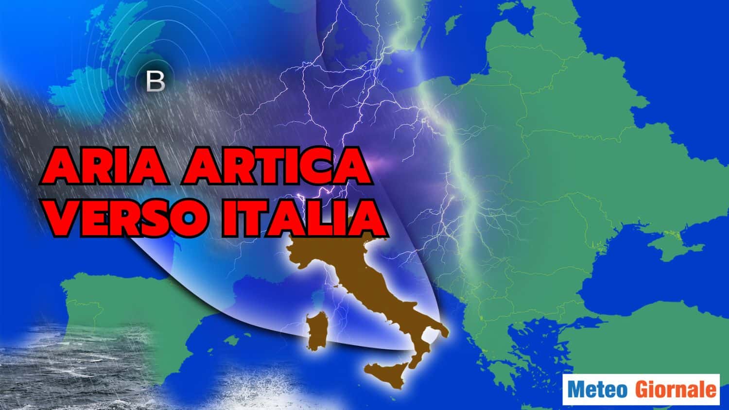 Oggi, meteo con crollo temperatura su Italia