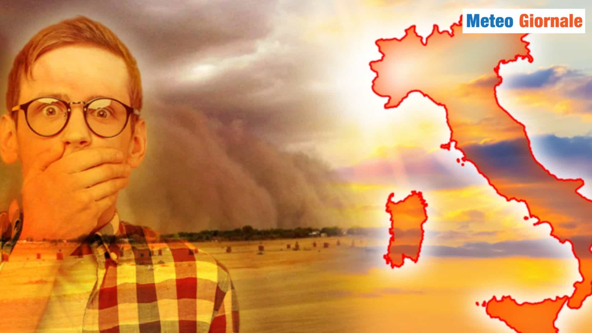 CALDO estremo protagonista? Il Meteo africano potrebbe reggere