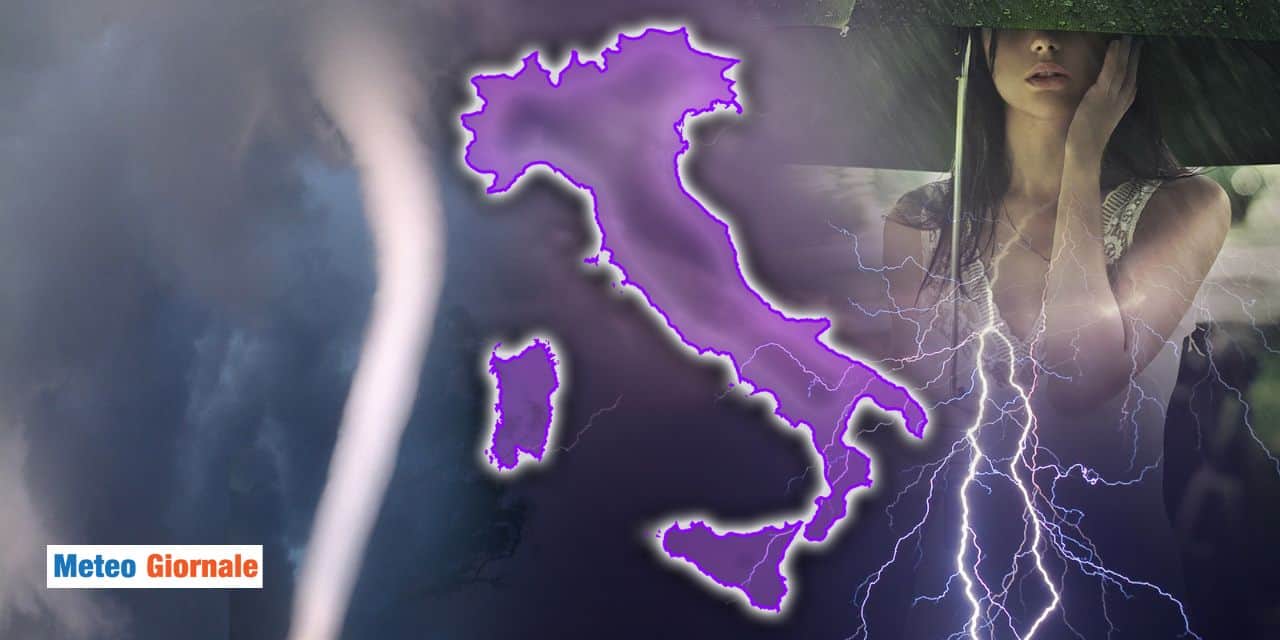 Meteo: caldo intenso? Tutta energia per i temporali violenti