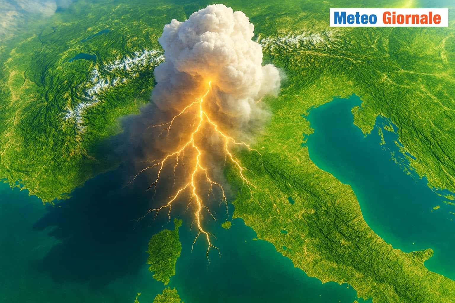 2 GIUGNO blocco freddo in quota, innesco meteo di tempesta