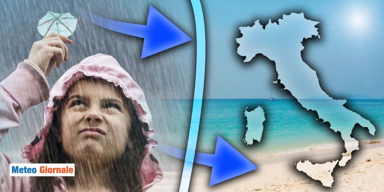 Meteo: Giugno parte male con la pioggia su queste regioni