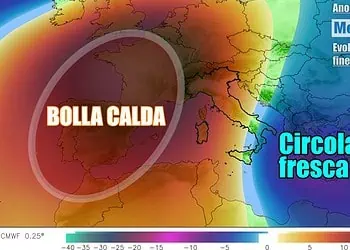 Ritorna l'Anticiclone Africano