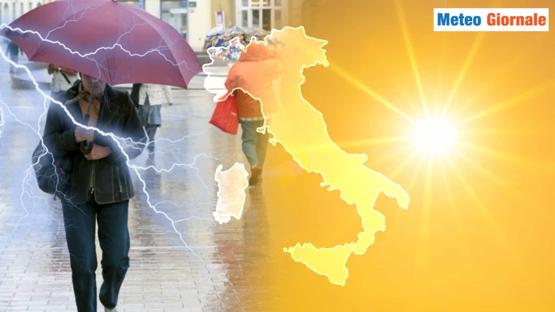 Primo stop del Meteo d'ESTATE, sarà brusco causa goccia fredda