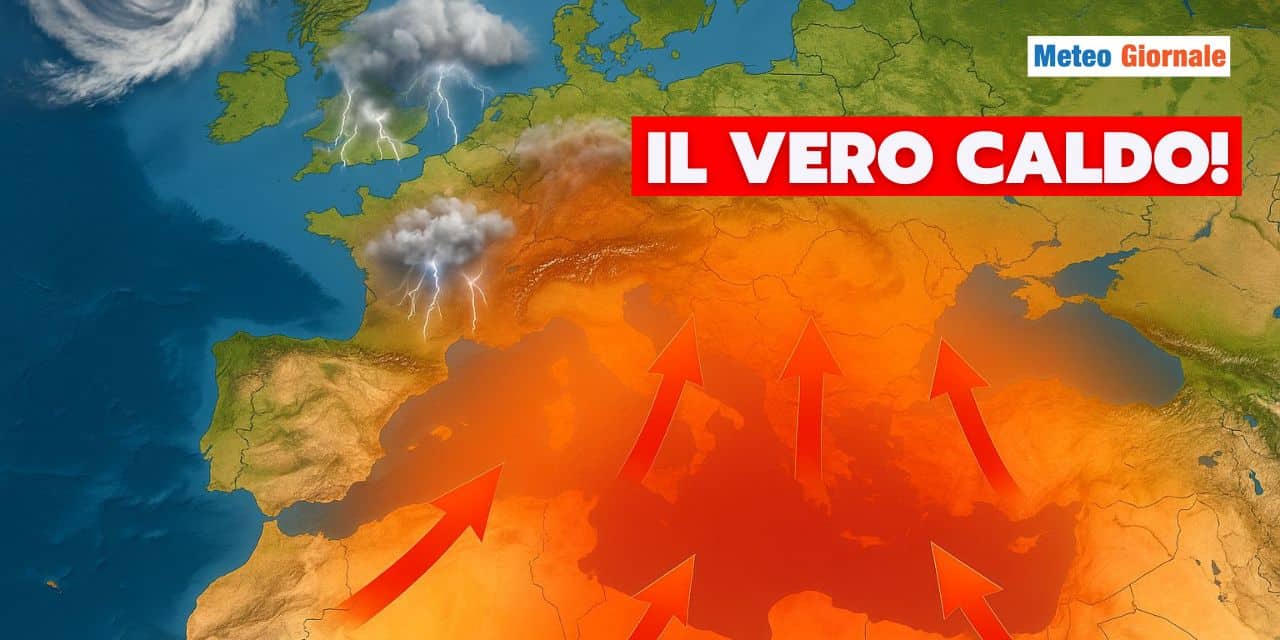 Meteo: caldo su alcune regioni, fresco su altre a fine mese