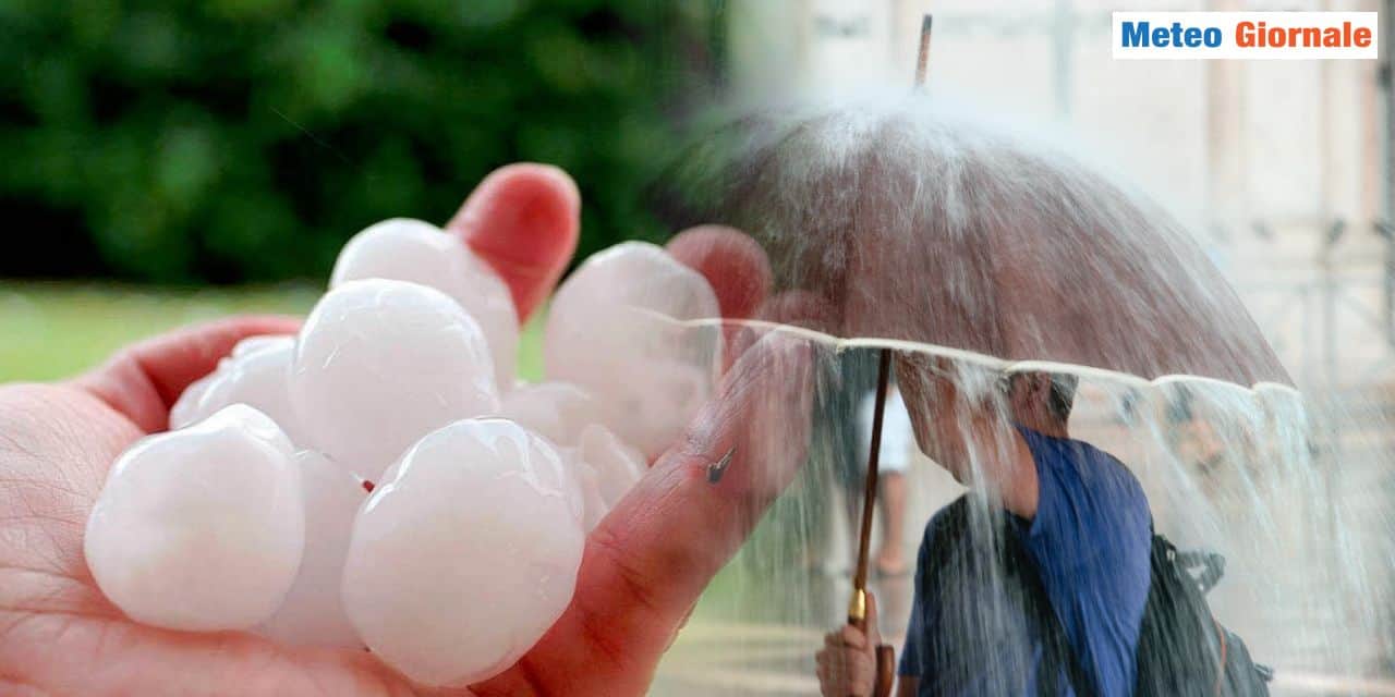 Meteo: Italia bersaglio fra poco di nubifragi e grandine, le zone coinvolte