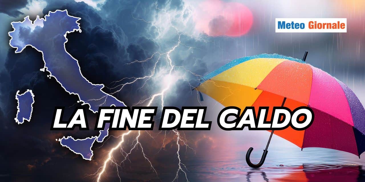 STOP CALDO, Estate KO, meteo con forti temporali e fresco a lungo