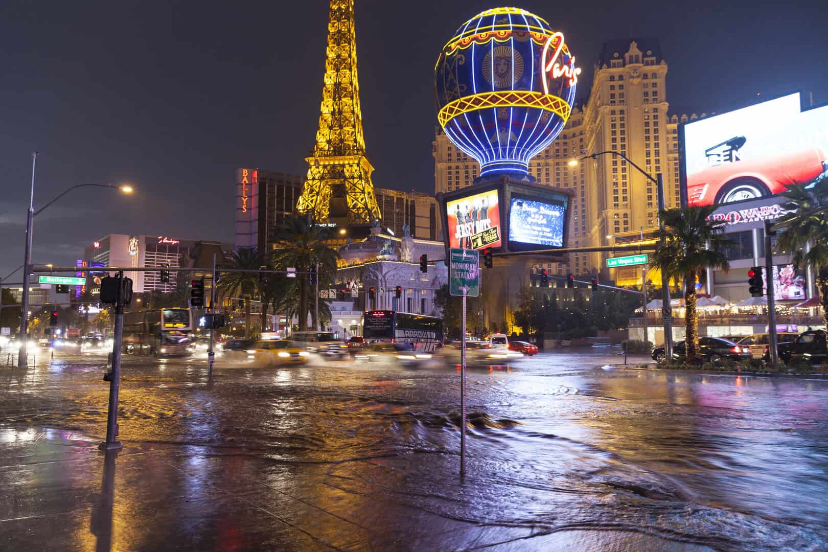 Meteo Nevada: record di piogge a Las Vegas, un terzo della pioggia annuale in 4 giorni