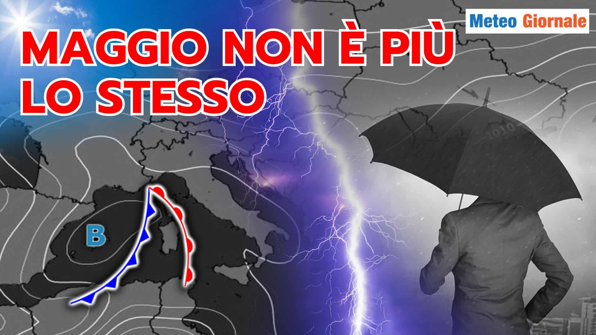 La trasformazione Meteo di MAGGIO verso un mese alluvionale